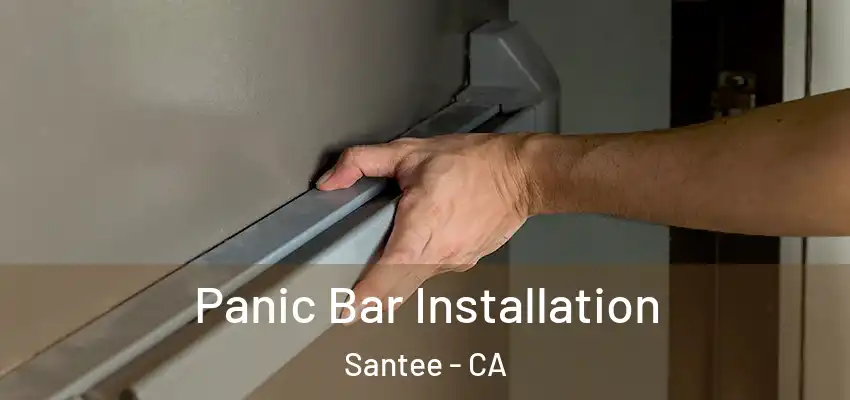Panic Bar Installation Santee - CA